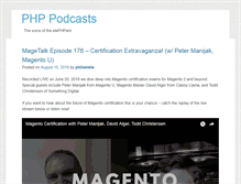 Tablet Screenshot of phppodcasts.com